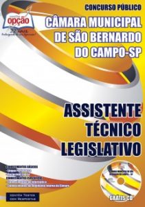 Baixar Apostila Câmara Municipal de São Bernardo do Campo / SP: ASSISTENTE TÉCNICO LEGISLATIVO pdf, epub, eBook