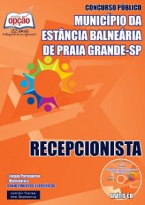 Baixar Apostila Município da Estância Balneária de Praia Grande / SP: RECEPCIONISTA pdf, epub, eBook