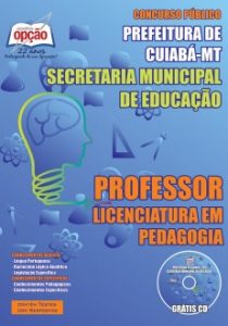 Baixar Apostila Prefeitura de Cuiabá / MT: PROFESSOR – LICENCIATURA EM PEDAGOGIA pdf, epub, eBook
