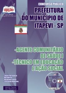 Baixar Apostila Prefeitura do Município de Itapevi / SP: AGENTE COMUNITÁRIO DE SAÚDE I / TÉCNICO EM EDUCAÇÃO E AÇÃO SOCIAL pdf, epub, eBook
