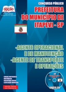 Baixar Apostila Prefeitura do Município de Itapevi / SP: AGENTE OPERACIONAL E DE MANUTENÇÃO / AGENTE DE TRANSPORTE E OPERAÇÕES pdf, epub, eBook