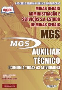 Baixar Apostila Minas Gerais Administração e Serviços S/A (MGS): AUXILIAR TÉCNICO pdf, epub, eBook