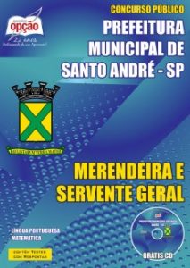 Baixar Apostila Prefeitura Municipal de Santo André / SP: MERENDEIRA E SERVENTE GERAL pdf, epub, eBook