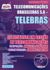 Baixar Apostila Telecomunicações Brasileiras S.A (TELEBRAS): ESPECIALISTA EM GESTÃO DE TELECOMUNICAÇÕES – ANALISTA SUPERIOR – ADMINISTRATIVO pdf, epub, eBook