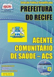 Baixar Apostila Prefeitura do Recife / PE: AGENTE COMUNITÁRIO DE SAÚDE – ACS pdf, epub, eBook