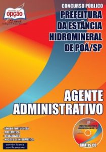 Baixar Apostila Prefeitura da Estância Hidromineral de Poá / SP: AGENTE ADMINISTRATIVO pdf, epub, eBook