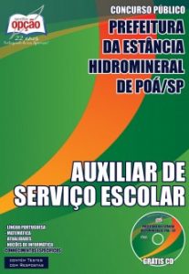 Baixar Apostila Prefeitura da Estância Hidromineral de Poá / SP: AUXILIAR DE SERVIÇO ESCOLAR pdf, epub, eBook