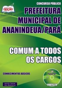 Baixar Apostila Prefeitura Municipal de Ananindeua / Pará: COMUM A TODOS OS CARGOS pdf, epub, eBook