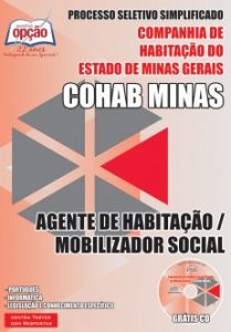 Baixar Apostila COHAB Minas: AGENTE DE HABITAÇÃO / MOBILIZADOR SOCIAL pdf, epub, eBook