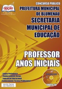 Baixar Apostila Prefeitura Municipal de Blumenau / SC: PROFESSOR ANOS INICIAIS pdf, epub, eBook