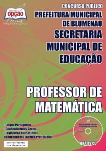 Baixar Apostila Prefeitura Municipal de Blumenau / SC: PROFESSOR DE MATEMÁTICA pdf, epub, eBook