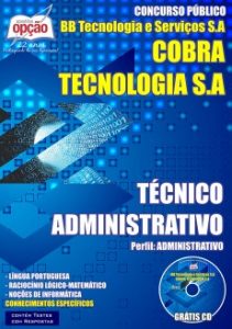 Baixar Apostila BB Tecnologia e Serviços Cobra Tecnologia S.A: TÉCNICO ADMINISTRATIVO  PERFIL ADMINISTRATIVO pdf, epub, eBook