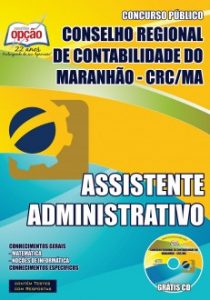 Baixar Apostila Conselho Regional de Contabilidade / MA (CRC/MA): ASSISTENTE ADMINISTRATIVO pdf, epub, eBook