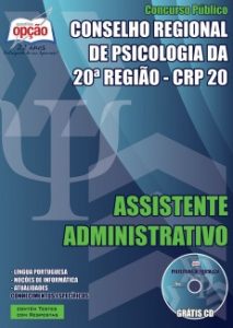 Baixar Apostila Conselho Regional de Psicologia – 20ª Região: ASSISTENTE ADMINISTRATIVO pdf, epub, eBook