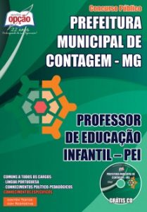 Baixar Apostila Prefeitura Municipal de Contagem / MG: PROFESSOR DE EDUCAÇÃO INFANTIL – PEI pdf, epub, eBook