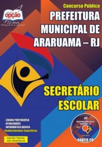 Baixar Apostila Prefeitura Municipal de Araruama / RJ: SECRETÁRIO ESCOLAR pdf, epub, eBook