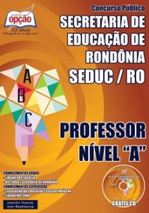 Baixar Apostila SEDUC / RO: PROFESSOR NÍVEL – A pdf, epub, eBook