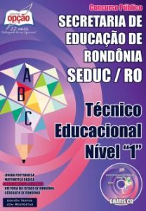 Baixar Apostila SEDUC / RO: TÉCNICO EDUCACIONAL NÍVEL 1 pdf, epub, eBook