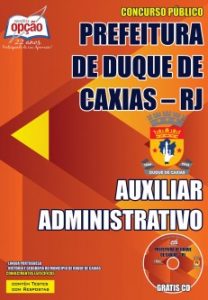 Baixar Apostila Prefeitura de Duque de Caxias / RJ: AUXILIAR ADMINISTRATIVO pdf, epub, eBook