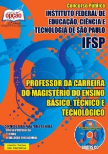 Baixar Apostila Instituto Federal de Educação, Ciência e Tecnologia de São Paulo (IFSP): PROF DA CARREIRA DO MAGISTÉRIO DO ENSINO BÁSICO, TÉC. E TECNOLÓGICO pdf, epub, eBook