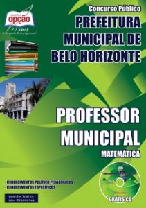 Baixar Apostila Prefeitura Municipal de Belo Horizonte / MG: PROFESSOR MUNICIPAL  MATEMÁTICA pdf, epub, eBook