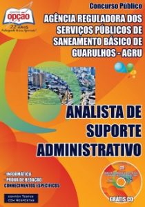 Baixar Apostila AGRU: ANALISTA DE SUPORTE ADMINISTRATIVO pdf, epub, eBook