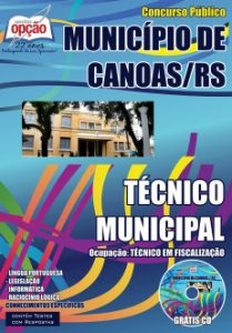 Baixar Apostila Município de Canoas / RS: TÉCNICO MUNICIPAL – OCUPAÇÃO: TÉCNICO EM FISCALIZAÇÃO pdf, epub, eBook