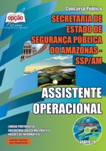 Baixar Apostila Secretaria de Segurança Pública do Amazonas (SSP/AM): ASSISTENTE OPERACIONAL pdf, epub, eBook