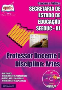 Baixar Apostila SEEDUC / RJ: PROFESSOR DOCENTE I  DISCIPLINA: ARTES pdf, epub, eBook
