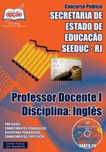Baixar Apostila SEEDUC / RJ: PROFESSOR DOCENTE I  DISCIPLINA: INGLÊS pdf, epub, eBook