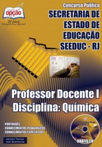 Baixar Apostila SEEDUC / RJ: PROFESSOR DOCENTE I  DISCIPLINA: QUÍMICA pdf, epub, eBook