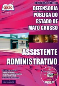 Baixar Apostila Defensoria Pública do Estado / MT (DPE/MT): ASSISTENTE ADMINISTRATIVO pdf, epub, eBook