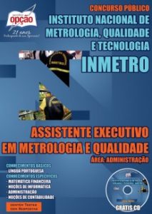 Baixar Apostila INMETRO: ASSISTENTE EXECUTIVO EM METROLOGIA E QUALIDADE  ÁREA: ADMINISTRAÇÃO pdf, epub, eBook