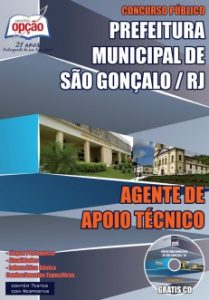 Baixar Apostila Prefeitura Municipal de São Gonçalo / RJ: AGENTE DE APOIO TÉCNICO pdf, epub, eBook