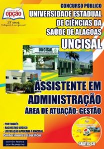 Baixar Apostila UNCISAL: ASSISTENTE EM ADMINISTRAÇÃO  ÁREA DE ATUAÇÃO: GESTÃO pdf, epub, eBook
