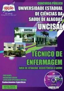 Baixar Apostila UNCISAL: TÉCNICO DE ENFERMAGEM  ÁREA DE ATUAÇÃO: ASSISTÊNCIA A SAÚDE pdf, epub, eBook