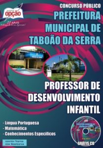 Baixar Apostila Prefeitura Municipal de Taboão da Serra / SP: PROFESSOR DE DESENVOLVIMENTO INFANTIL pdf, epub, eBook