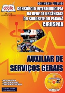 Baixar Apostila CIRUSPAR: AUXILIAR DE SERVIÇOS GERAIS pdf, epub, eBook