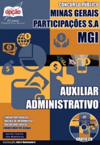 Baixar Apostila Minas Gerais Participações S.A (MGI): AUXILIAR ADMINISTRATIVO pdf, epub, eBook