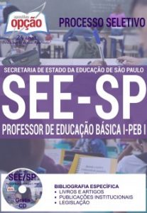 Baixar Apostila Secretaria de Estado da Educação / SP: PROFESSOR DE EDUCAÇÃO BÁSICA I  PEB I pdf, epub, eBook