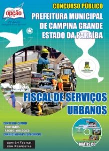 Baixar Apostila Prefeitura de Campina Grande / PB: FISCAL DE SERVIÇOS URBANOS pdf, epub, eBook