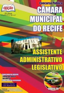 Baixar Apostila Câmara Municipal do Recife / PE: ASSISTENTE ADMINISTRATIVO LEGISLATIVO pdf, epub, eBook