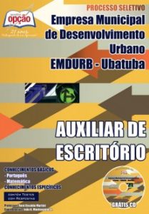 Baixar Apostila EMDURB: AUXILIAR DE ESCRITÓRIO pdf, epub, eBook
