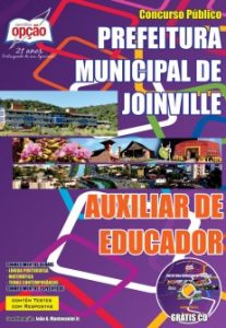 Baixar Apostila Prefeitura de Joinville / SC: AUXILIAR DE EDUCADOR pdf, epub, eBook