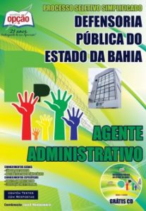 Baixar Apostila Defensoria Pública do Estado / BA (DPE/BA): AGENTE ADMINISTRATIVO pdf, epub, eBook