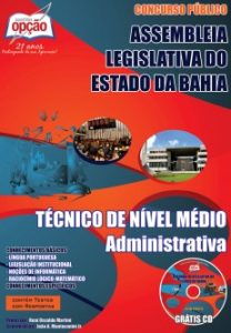 Baixar Apostila Assembleia Legislativa / BA: TÉCNICO DE NÍVEL MÉDIO  ADMINISTRATIVA pdf, epub, eBook