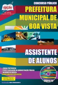 Baixar Apostila Prefeitura de Boa Vista / RR: ASSISTENTE DE ALUNOS pdf, epub, eBook