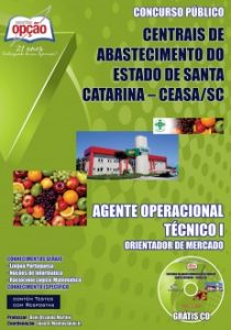 Baixar Apostila Centrais de Abastecimento / SC (CEASA): AGENTE OPERACIONAL TÉCNICO I – ORIENTADOR DE MERCADO pdf, epub, eBook