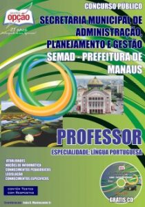 Baixar Apostila SEMAD / AM: PROFESSOR DE LÍNGUA PORTUGUESA pdf, epub, eBook