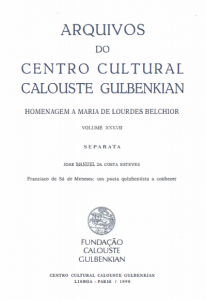 Baixar Arquivos do Centro Cultural Calouste Gulbenkian – Homenagem a Maria de Lourdes Belchior pdf, epub, eBook